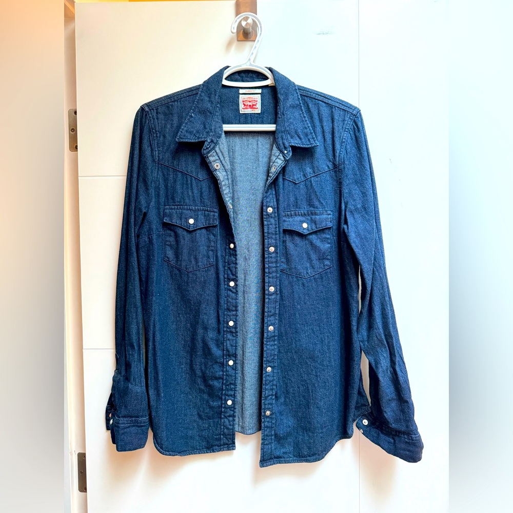 Levi’s Essential Western Top - Dark Blue
